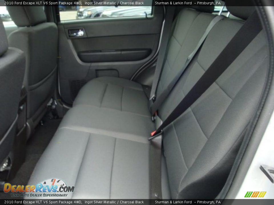 2010 Ford Escape XLT V6 Sport Package 4WD Ingot Silver Metallic / Charcoal Black Photo #11