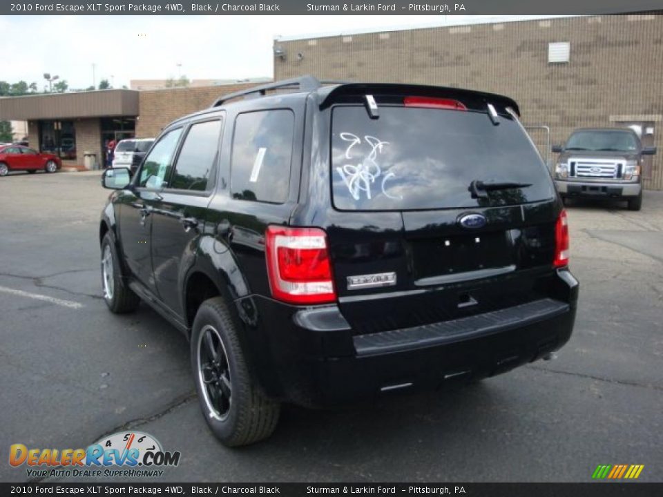 2010 Ford Escape XLT Sport Package 4WD Black / Charcoal Black Photo #5