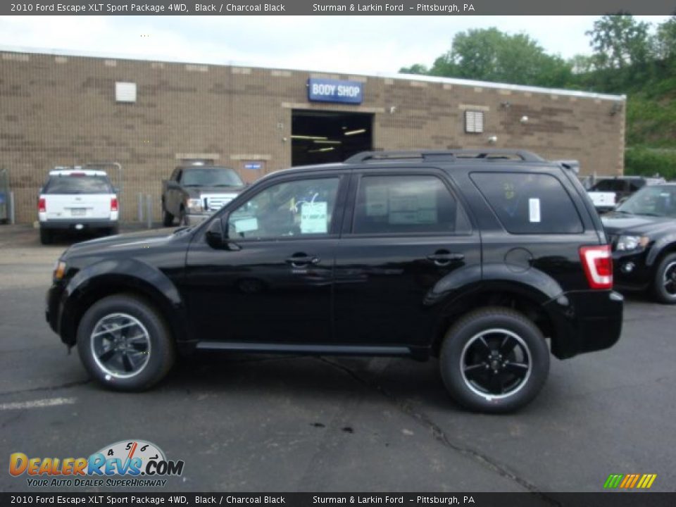 2010 Ford Escape XLT Sport Package 4WD Black / Charcoal Black Photo #6