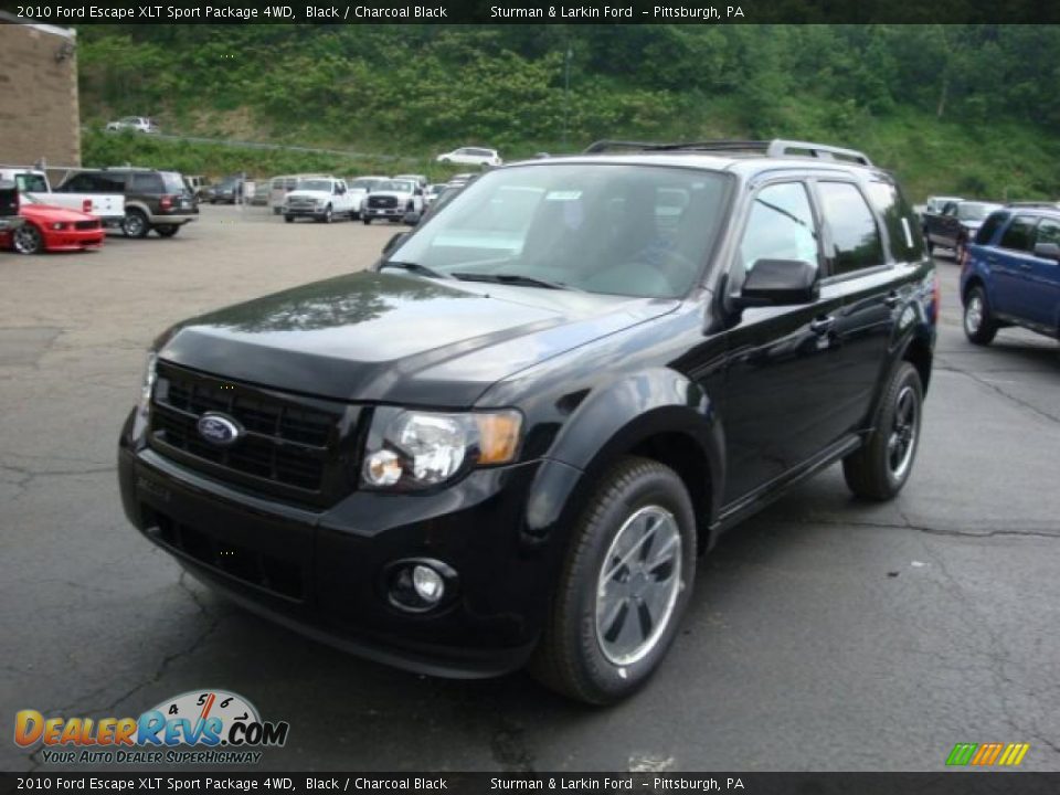 2010 Ford Escape XLT Sport Package 4WD Black / Charcoal Black Photo #10