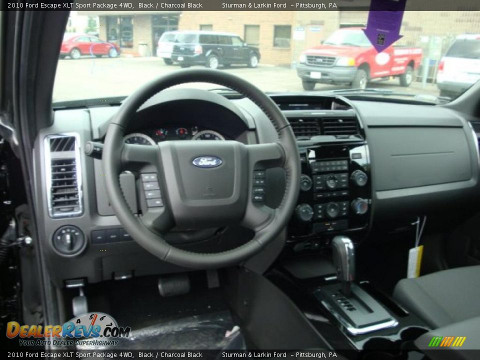 2010 Ford Escape XLT Sport Package 4WD Black / Charcoal Black Photo #14