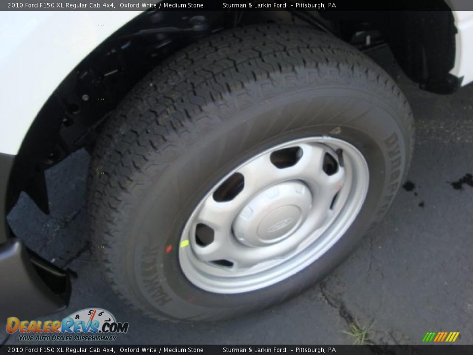 2010 Ford F150 XL Regular Cab 4x4 Oxford White / Medium Stone Photo #12