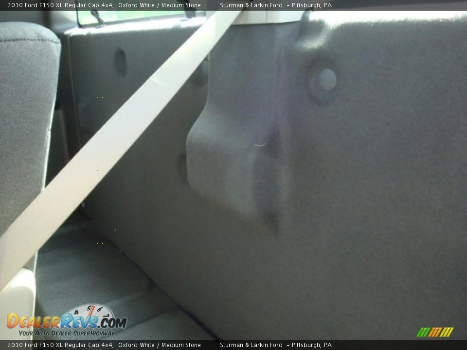 2010 Ford F150 XL Regular Cab 4x4 Oxford White / Medium Stone Photo #13