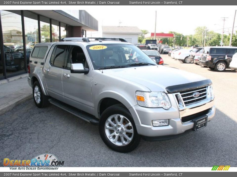 2007 Ford Explorer Sport Trac Limited 4x4 Silver Birch Metallic / Dark Charcoal Photo #3