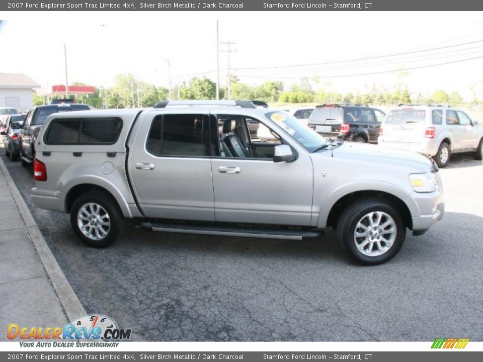 2007 Ford Explorer Sport Trac Limited 4x4 Silver Birch Metallic / Dark Charcoal Photo #4