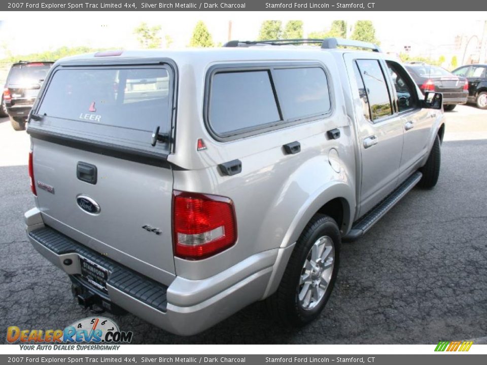 2007 Ford Explorer Sport Trac Limited 4x4 Silver Birch Metallic / Dark Charcoal Photo #6