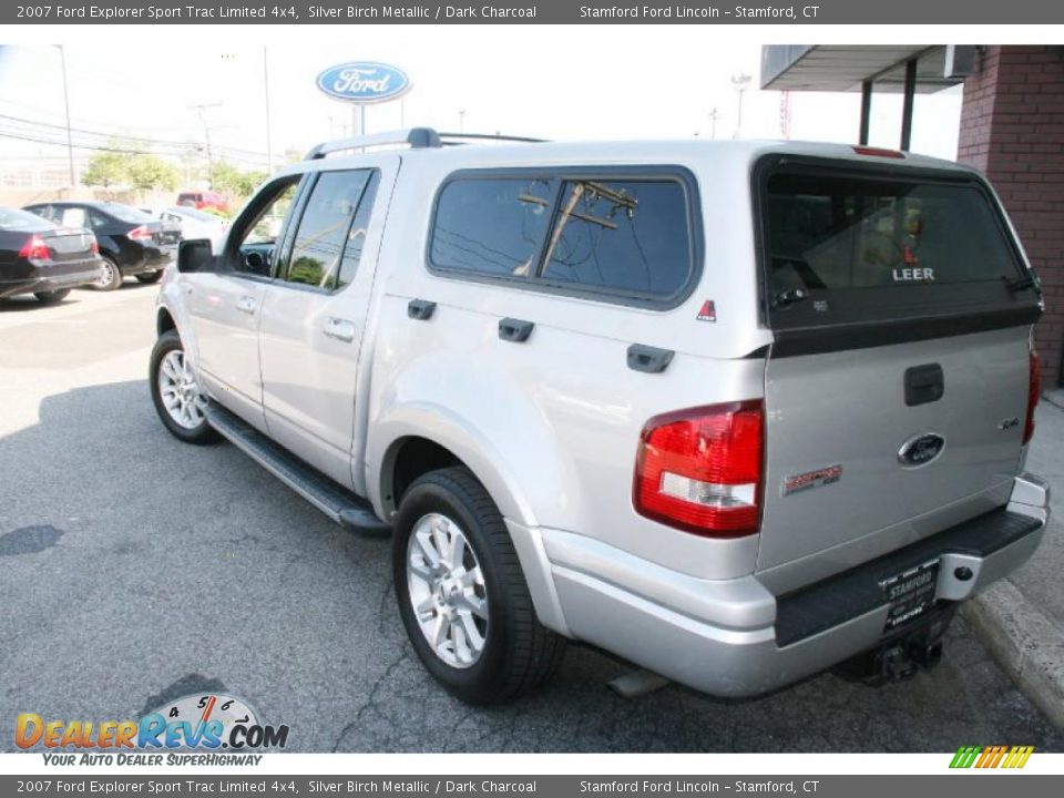 2007 Ford Explorer Sport Trac Limited 4x4 Silver Birch Metallic / Dark Charcoal Photo #10