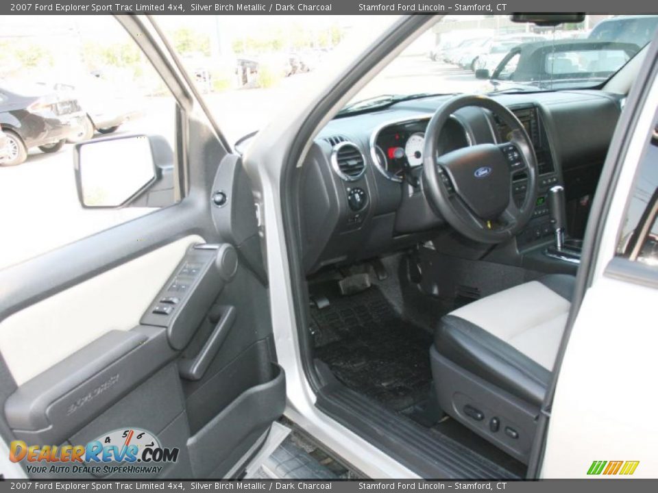 2007 Ford Explorer Sport Trac Limited 4x4 Silver Birch Metallic / Dark Charcoal Photo #12