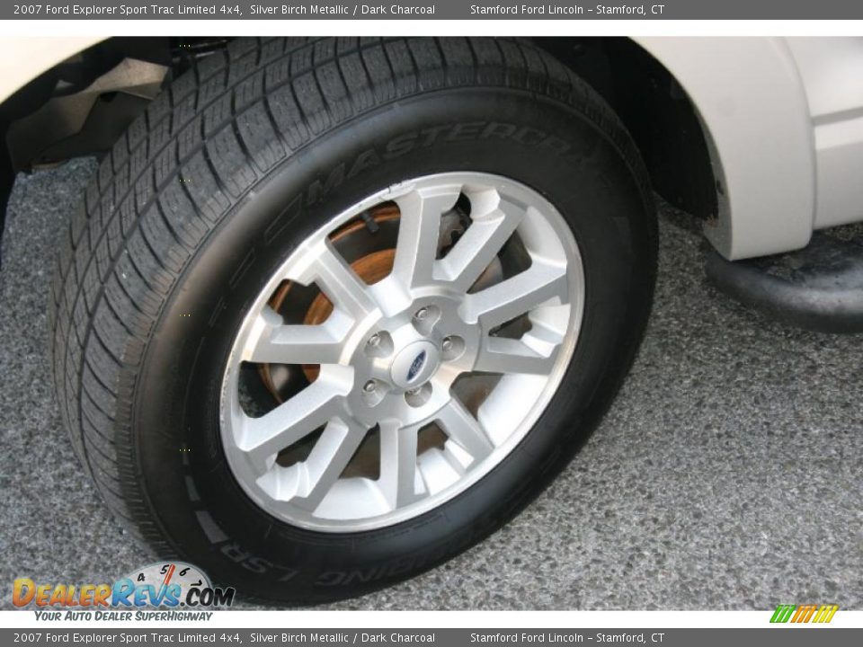 2007 Ford Explorer Sport Trac Limited 4x4 Silver Birch Metallic / Dark Charcoal Photo #15