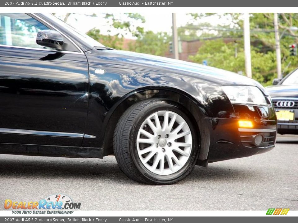 2007 Audi A6 3.2 quattro Sedan Brilliant Black / Ebony Photo #9