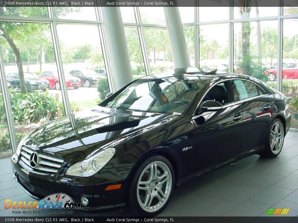 2008 MercedesBenz CLS 63 AMG Black / Black Photo 2