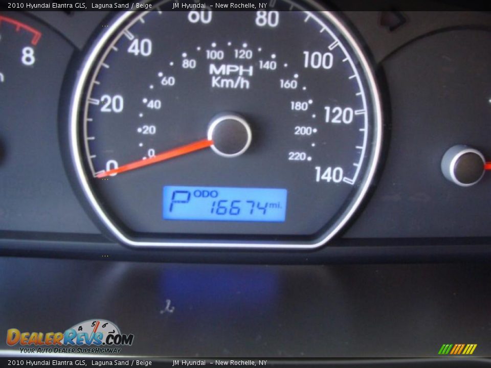 2010 Hyundai Elantra GLS Laguna Sand / Beige Photo #22