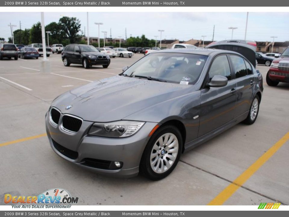 2009 BMW 3 Series 328i Sedan Space Grey Metallic / Black Photo #1
