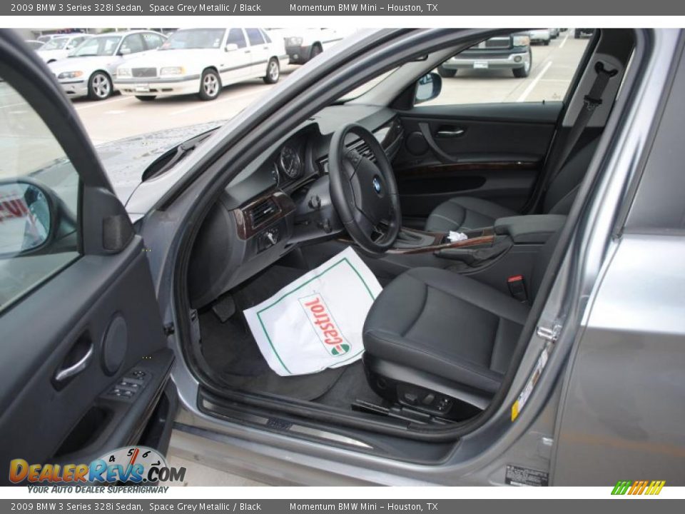 2009 BMW 3 Series 328i Sedan Space Grey Metallic / Black Photo #2