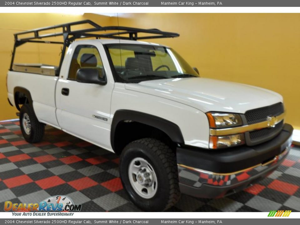 2004 Chevrolet Silverado 2500HD Regular Cab Summit White / Dark Charcoal Photo #1