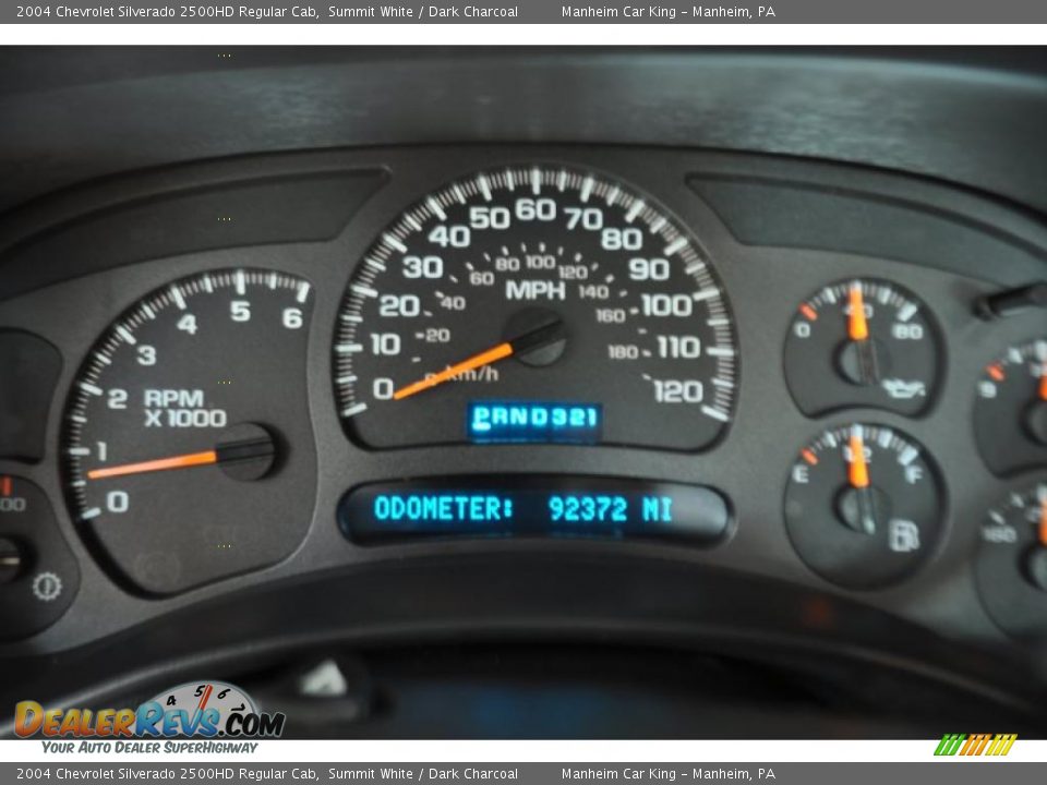 2004 Chevrolet Silverado 2500HD Regular Cab Summit White / Dark Charcoal Photo #8