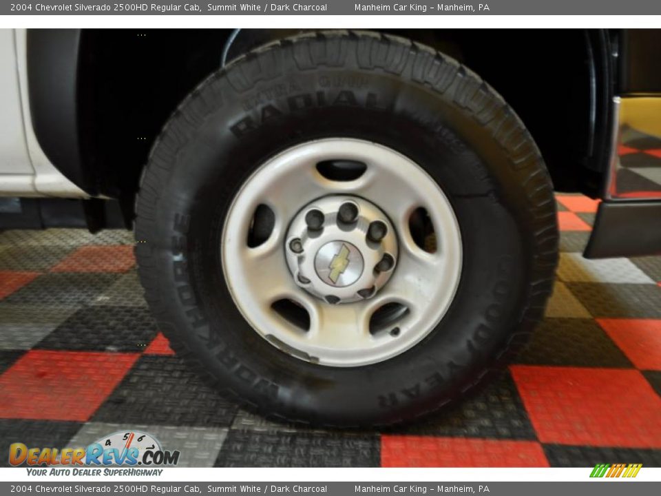 2004 Chevrolet Silverado 2500HD Regular Cab Summit White / Dark Charcoal Photo #13