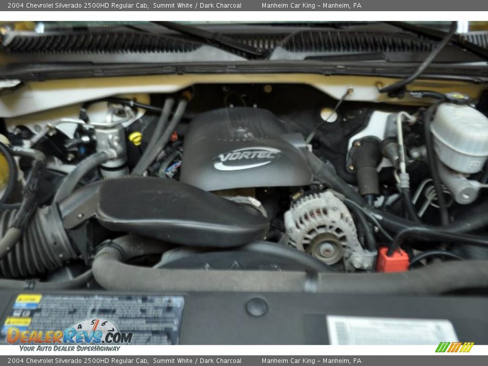 2004 Chevrolet Silverado 2500HD Regular Cab Summit White / Dark Charcoal Photo #14