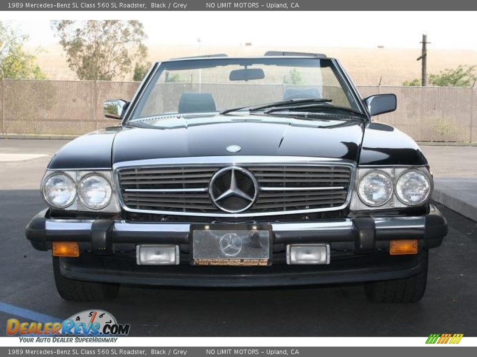 1989 Mercedes-Benz SL Class 560 SL Roadster Black / Grey Photo #1
