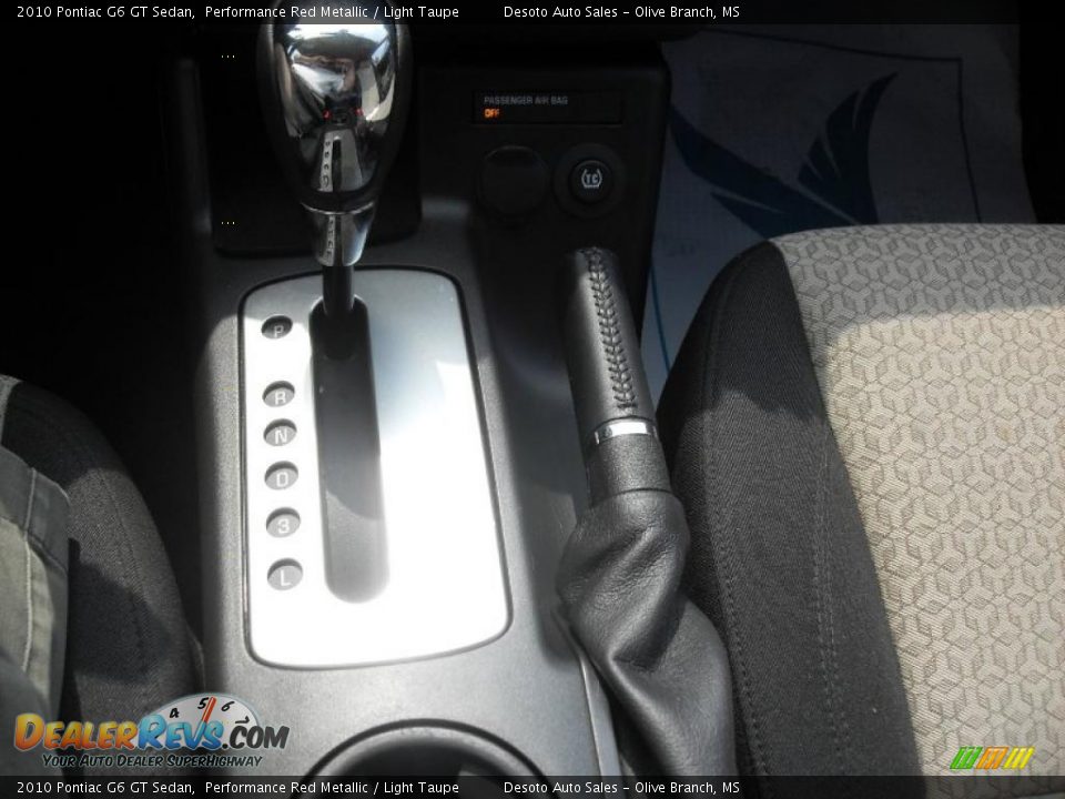 2010 Pontiac G6 GT Sedan Performance Red Metallic / Light Taupe Photo #9