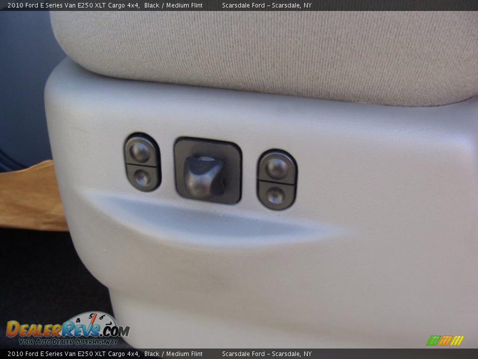 2010 Ford E Series Van E250 XLT Cargo 4x4 Black / Medium Flint Photo #13