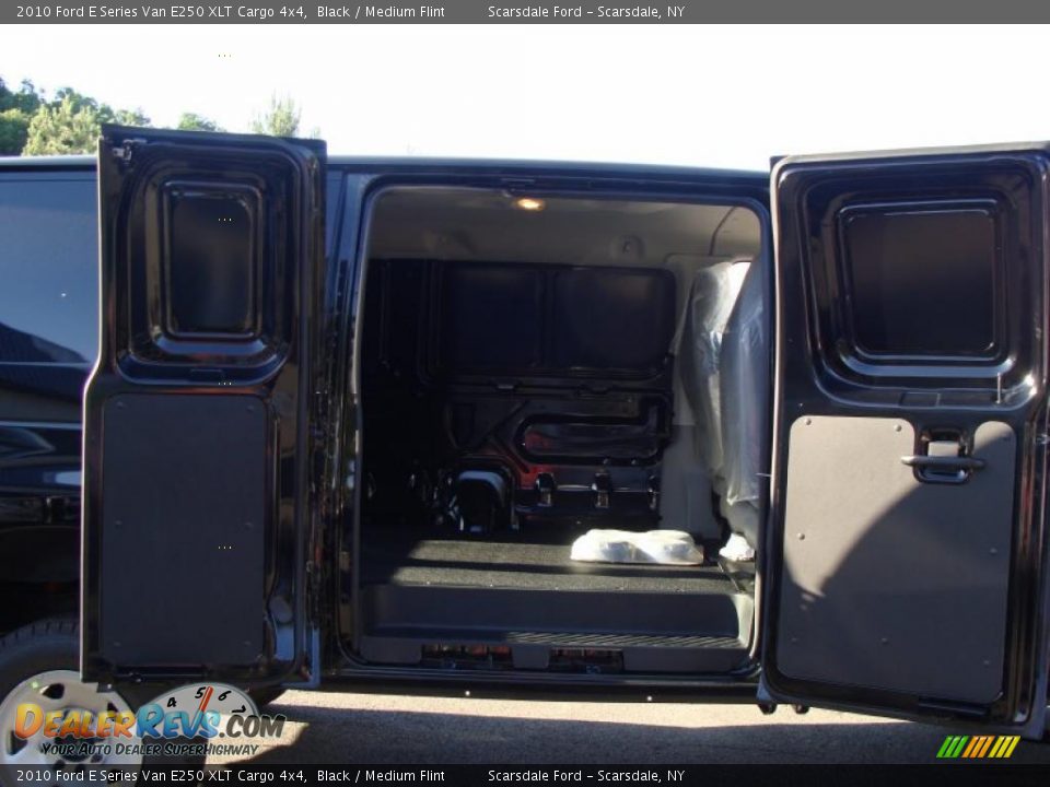 2010 Ford E Series Van E250 XLT Cargo 4x4 Black / Medium Flint Photo #16