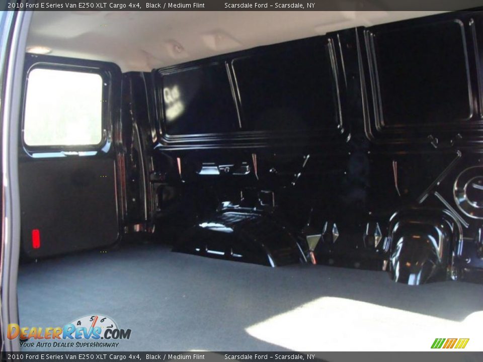 2010 Ford E Series Van E250 XLT Cargo 4x4 Black / Medium Flint Photo #17