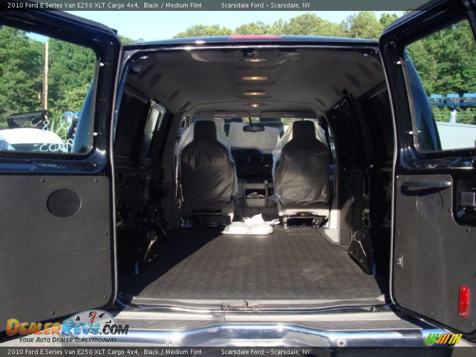 2010 Ford E Series Van E250 XLT Cargo 4x4 Black / Medium Flint Photo #19