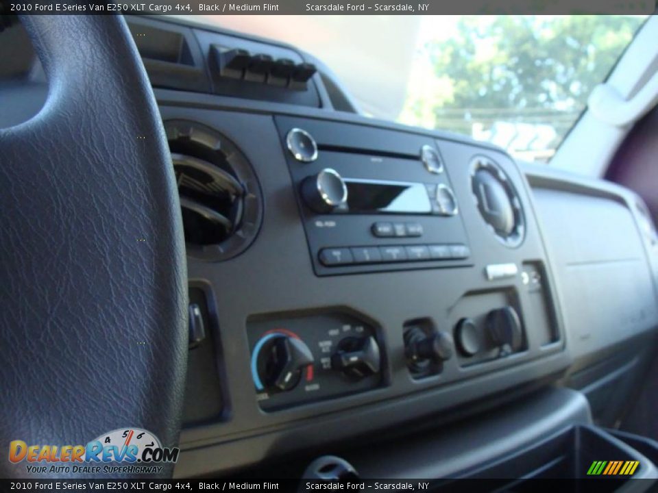 2010 Ford E Series Van E250 XLT Cargo 4x4 Black / Medium Flint Photo #23