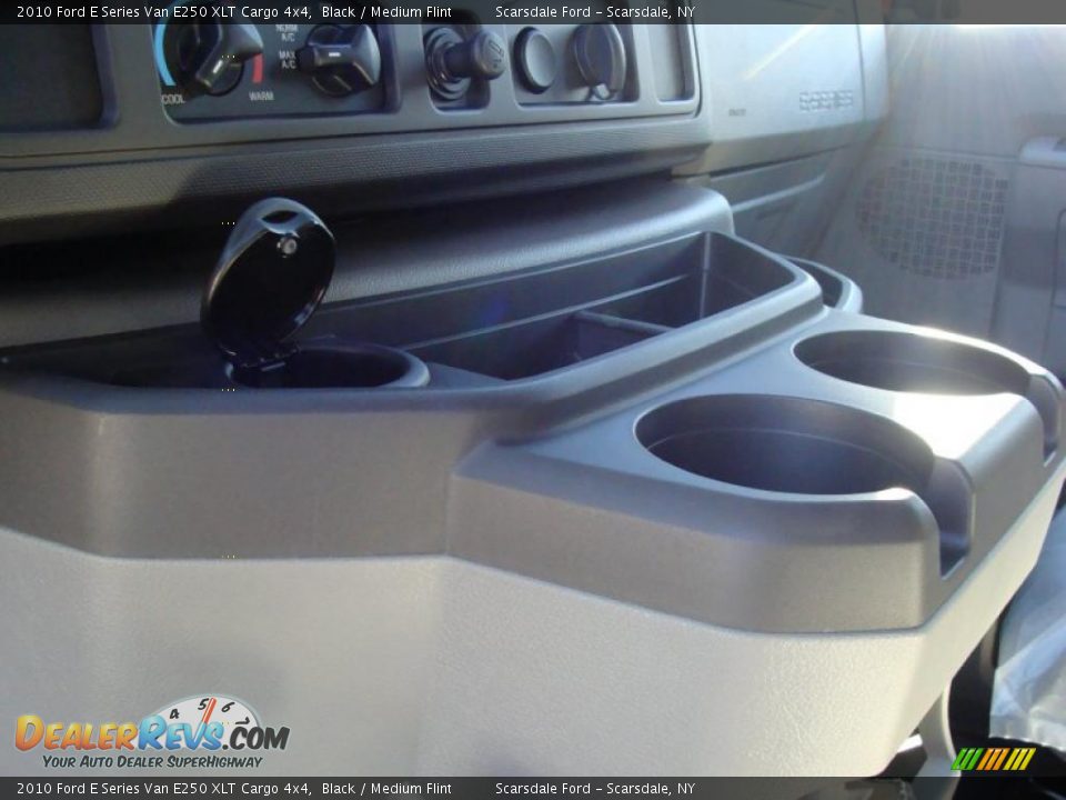 2010 Ford E Series Van E250 XLT Cargo 4x4 Black / Medium Flint Photo #24