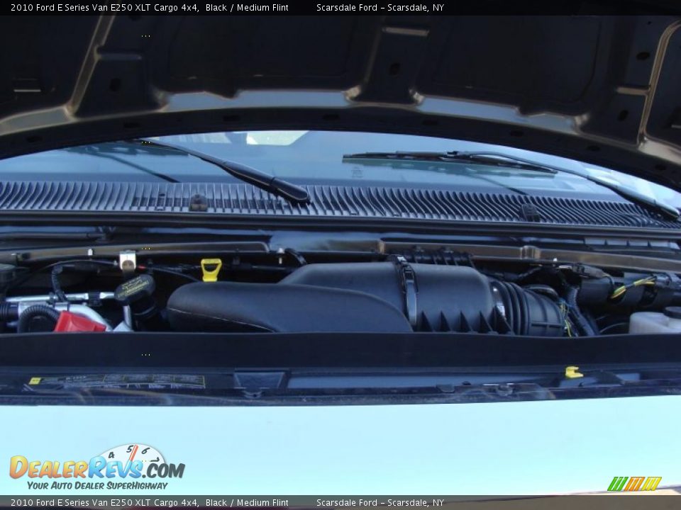 2010 Ford E Series Van E250 XLT Cargo 4x4 Black / Medium Flint Photo #25