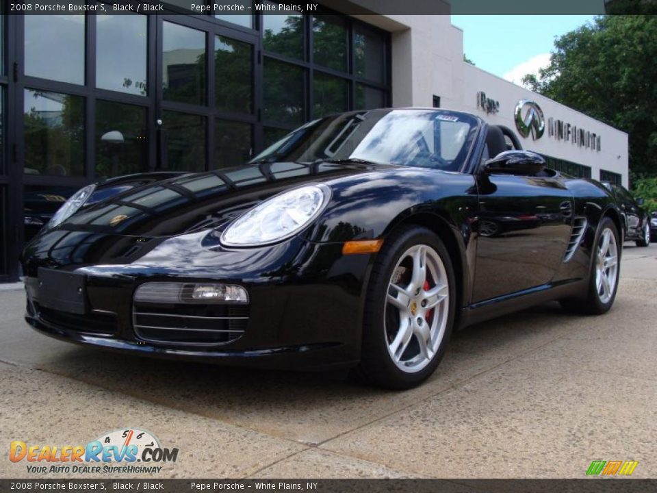 2008 Porsche Boxster S Black / Black Photo #2