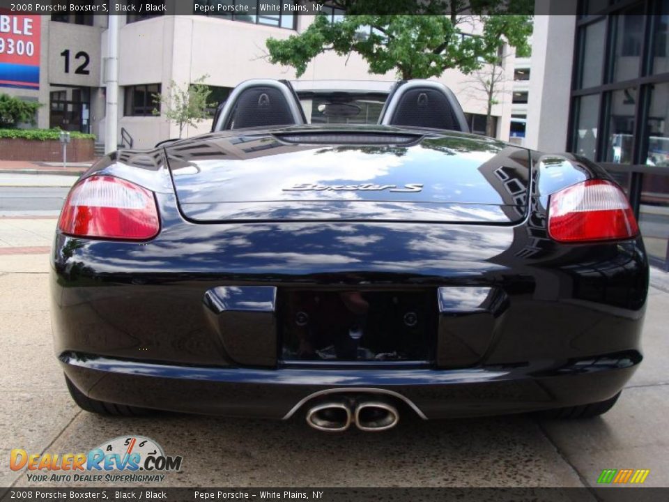 2008 Porsche Boxster S Black / Black Photo #6