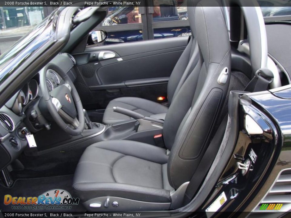 2008 Porsche Boxster S Black / Black Photo #10