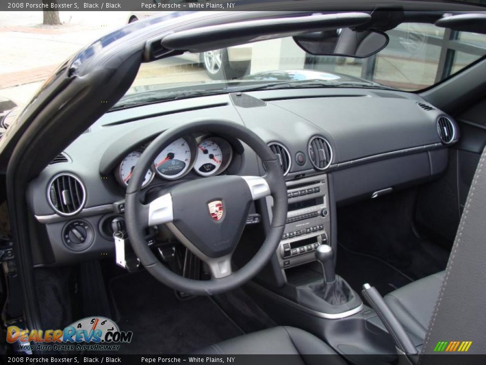 2008 Porsche Boxster S Black / Black Photo #13