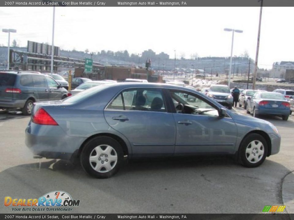 2007 Honda Accord LX Sedan Cool Blue Metallic / Gray Photo #7
