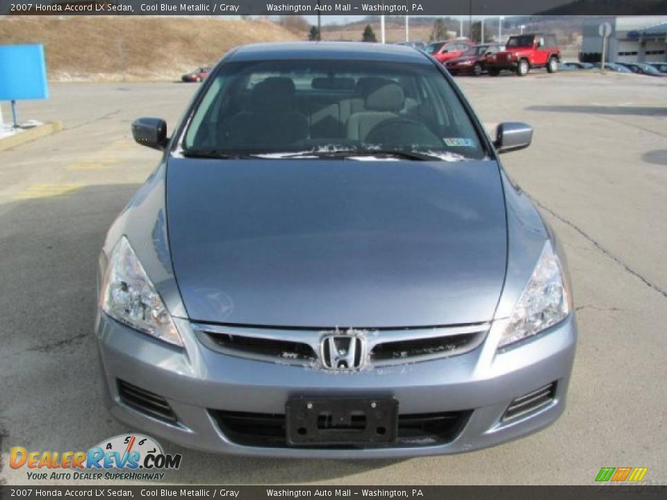 2007 Honda Accord LX Sedan Cool Blue Metallic / Gray Photo #9