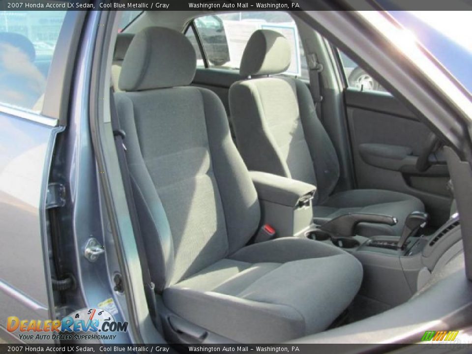 2007 Honda Accord LX Sedan Cool Blue Metallic / Gray Photo #11