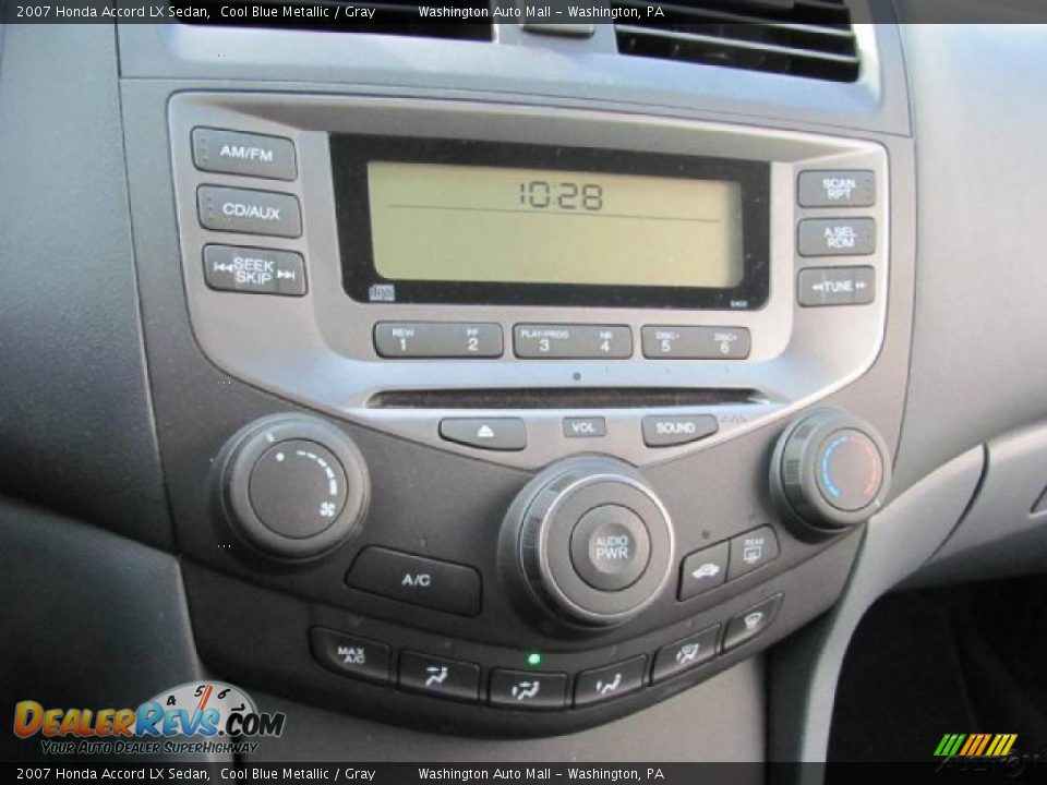 2007 Honda Accord LX Sedan Cool Blue Metallic / Gray Photo #14