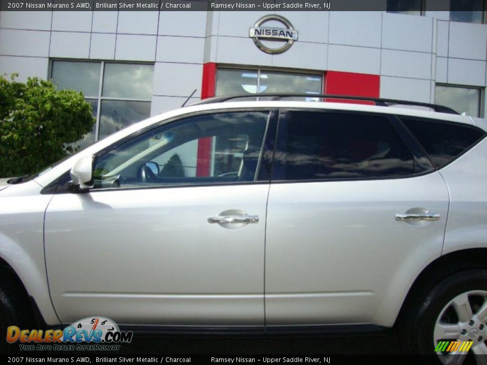 2007 Nissan Murano S AWD Brilliant Silver Metallic / Charcoal Photo #15