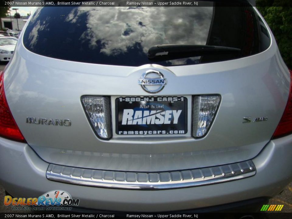 2007 Nissan Murano S AWD Brilliant Silver Metallic / Charcoal Photo #17