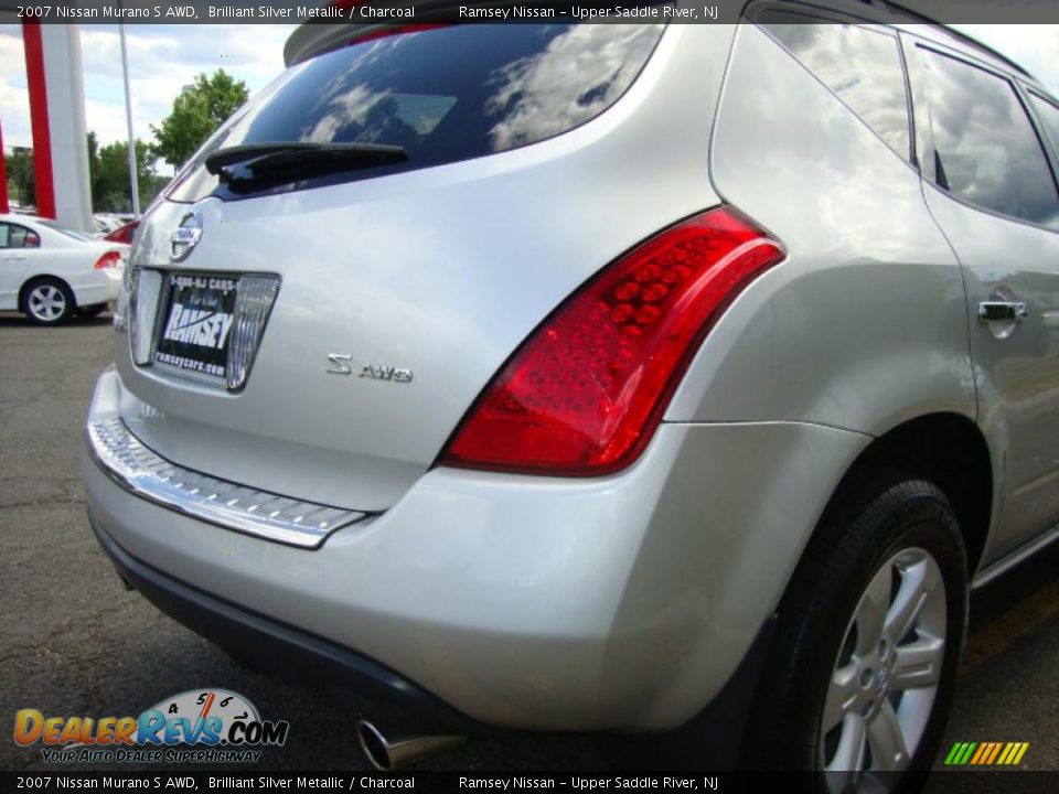 2007 Nissan Murano S AWD Brilliant Silver Metallic / Charcoal Photo #18