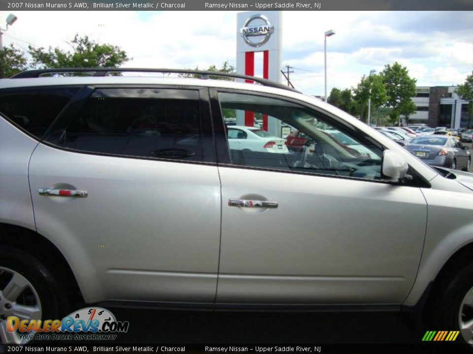 2007 Nissan Murano S AWD Brilliant Silver Metallic / Charcoal Photo #19