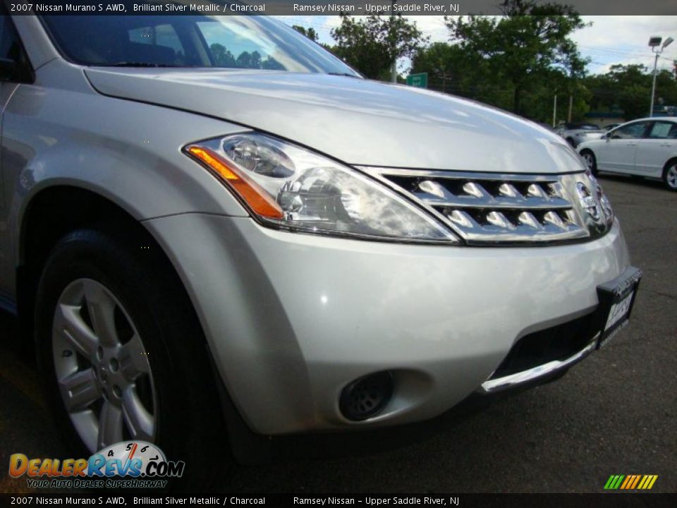 2007 Nissan Murano S AWD Brilliant Silver Metallic / Charcoal Photo #20