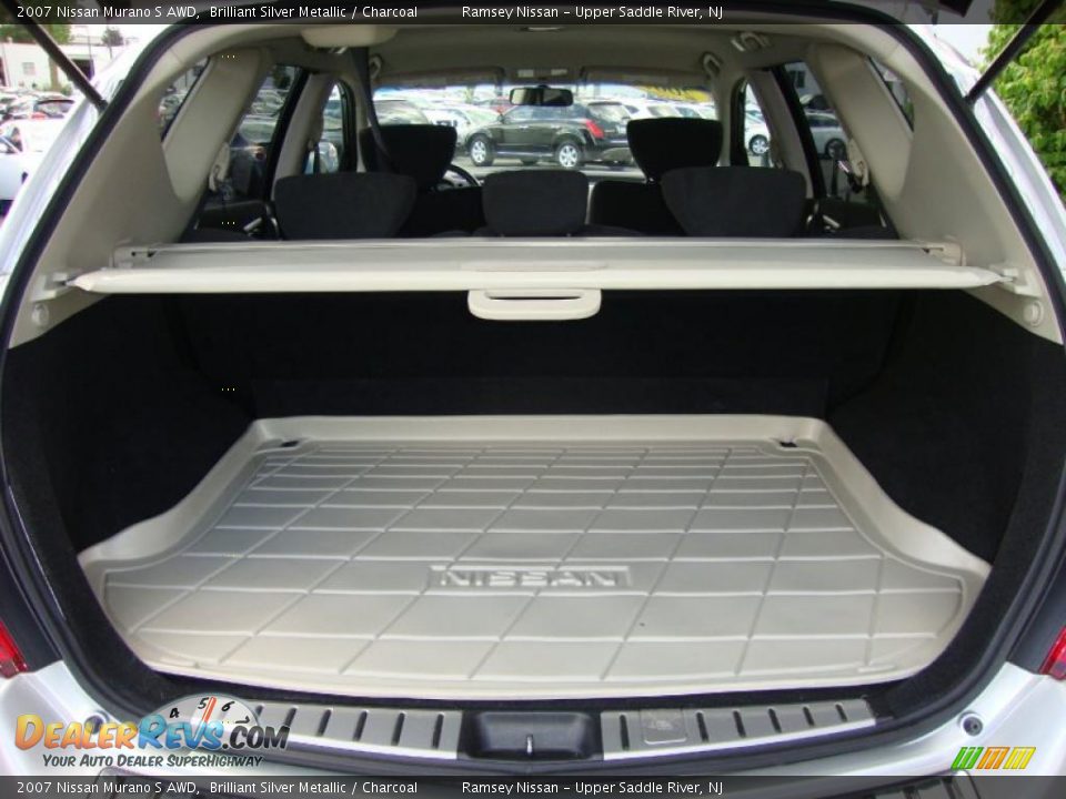 2007 Nissan Murano S AWD Brilliant Silver Metallic / Charcoal Photo #27