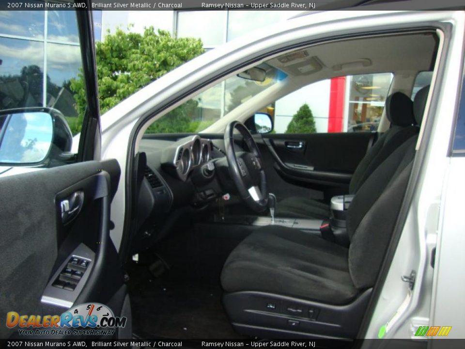 2007 Nissan Murano S AWD Brilliant Silver Metallic / Charcoal Photo #28