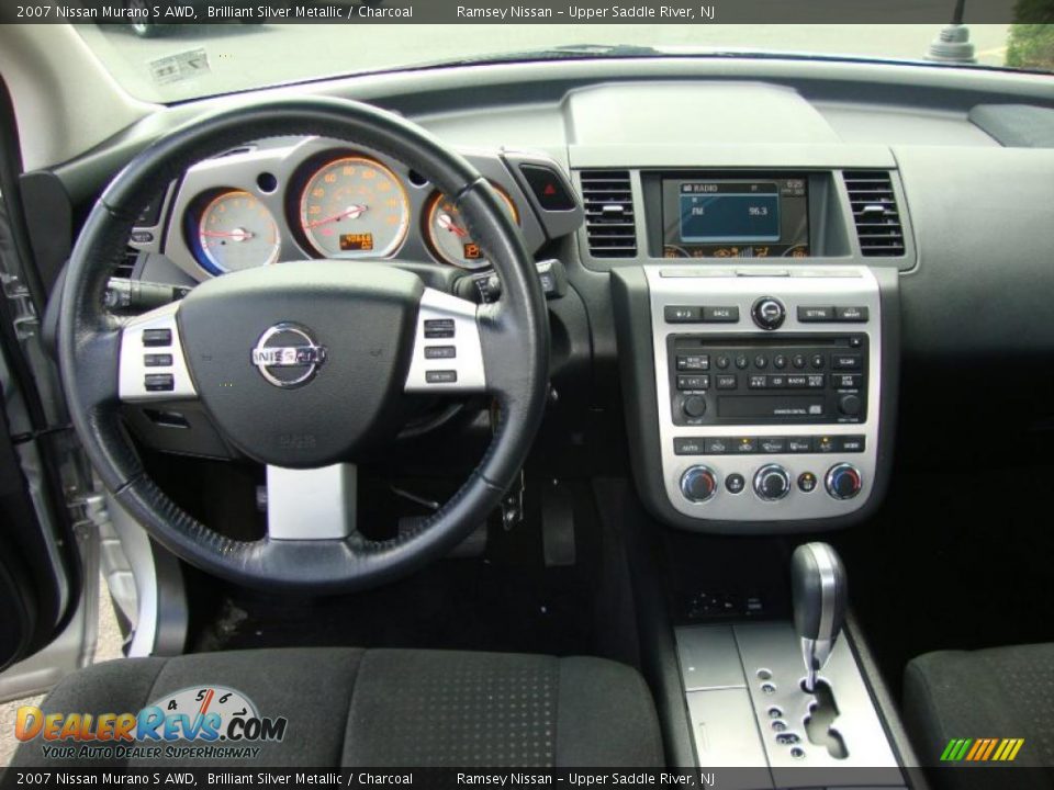 2007 Nissan Murano S AWD Brilliant Silver Metallic / Charcoal Photo #30