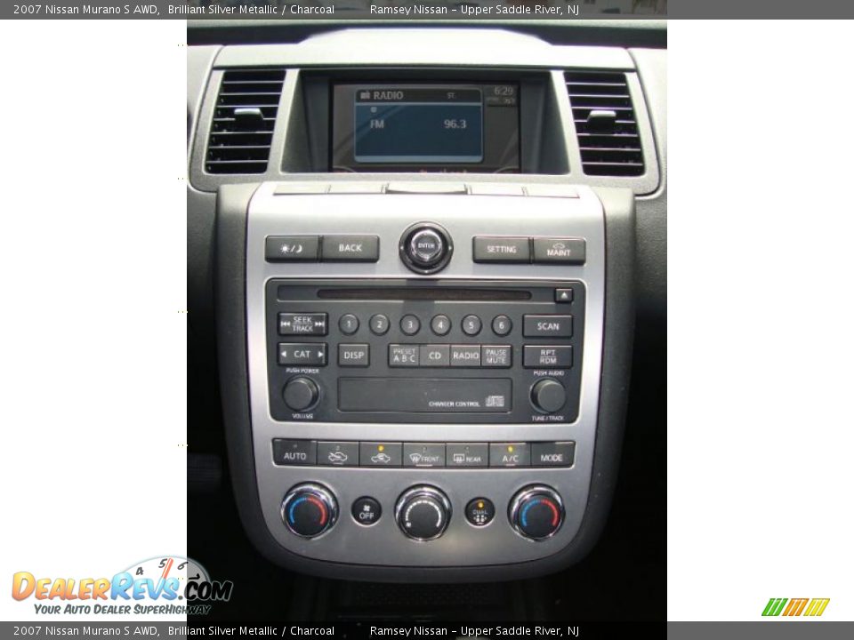 2007 Nissan Murano S AWD Brilliant Silver Metallic / Charcoal Photo #35
