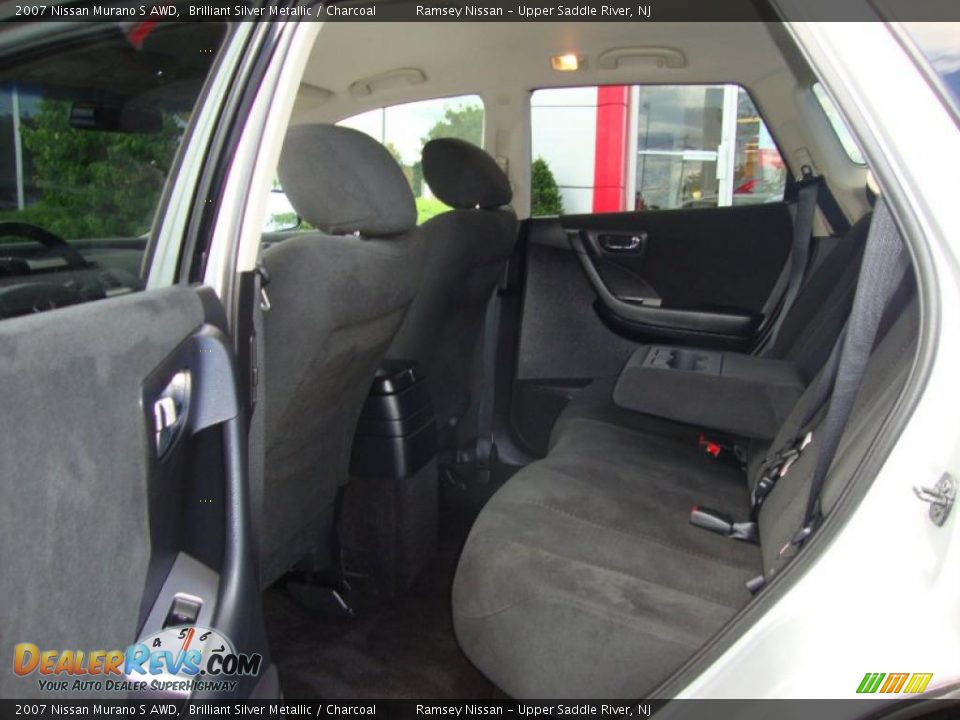 2007 Nissan Murano S AWD Brilliant Silver Metallic / Charcoal Photo #36