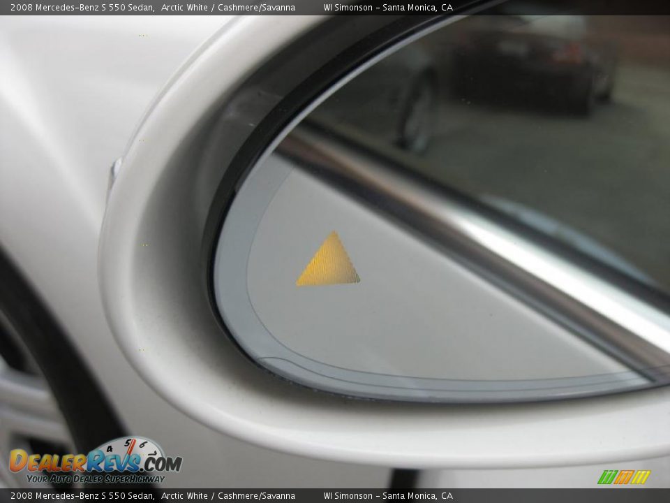 2008 Mercedes-Benz S 550 Sedan Arctic White / Cashmere/Savanna Photo #26